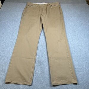 Polo Ralph Lauren 650 Pants Men 36x32 Fits Beige Straight Khaki Straight